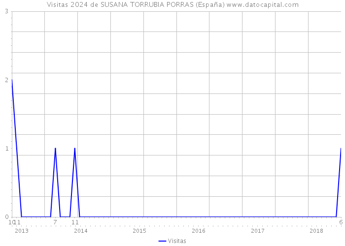 Visitas 2024 de SUSANA TORRUBIA PORRAS (España) 