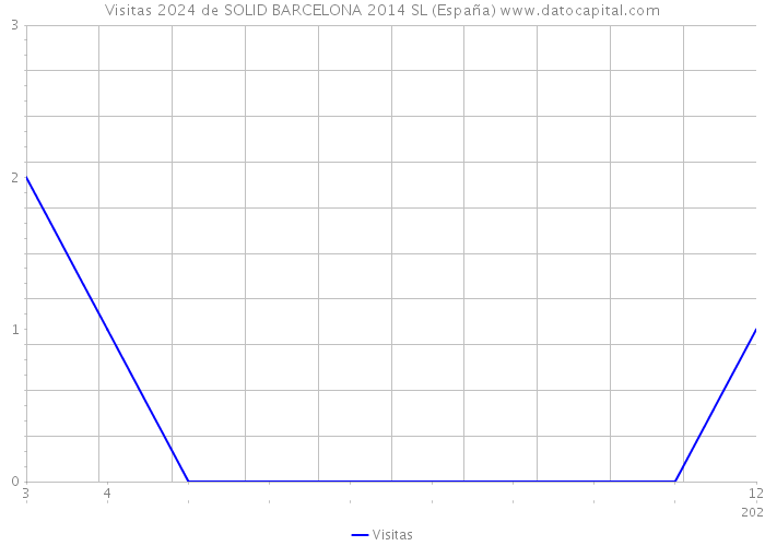 Visitas 2024 de SOLID BARCELONA 2014 SL (España) 