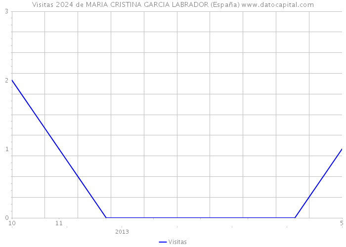 Visitas 2024 de MARIA CRISTINA GARCIA LABRADOR (España) 