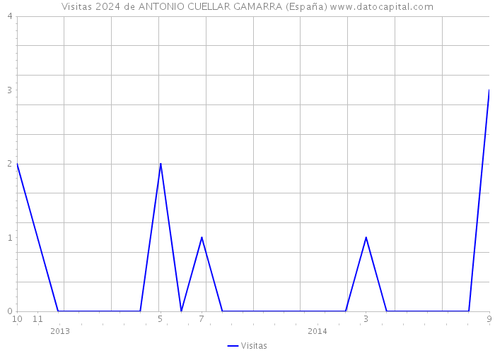 Visitas 2024 de ANTONIO CUELLAR GAMARRA (España) 