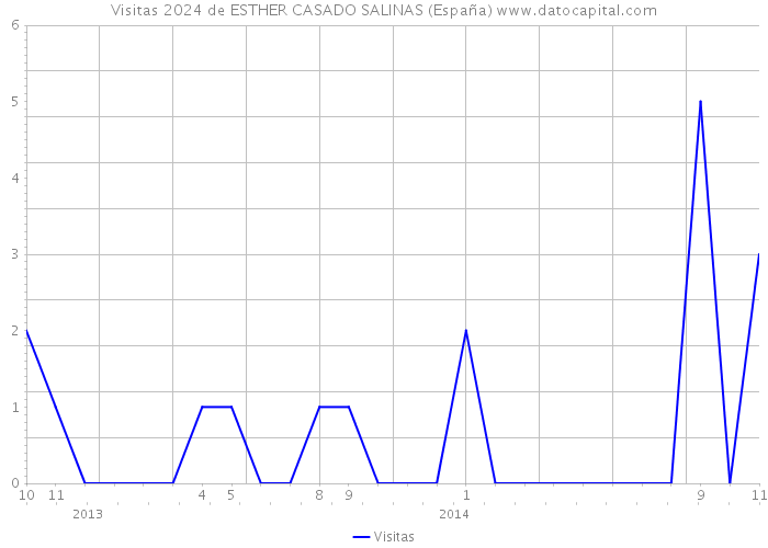 Visitas 2024 de ESTHER CASADO SALINAS (España) 