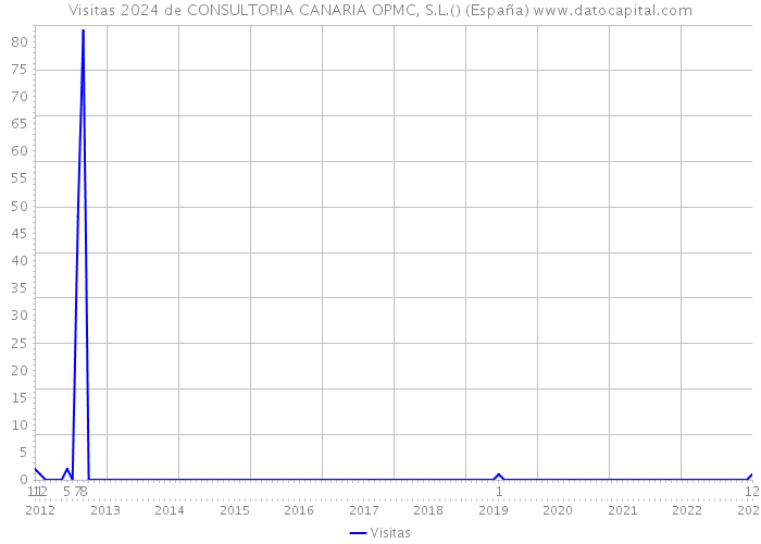 Visitas 2024 de CONSULTORIA CANARIA OPMC, S.L.() (España) 