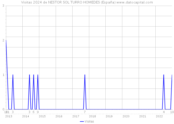 Visitas 2024 de NESTOR SOL TURRO HOMEDES (España) 