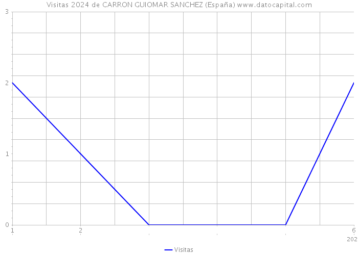 Visitas 2024 de CARRON GUIOMAR SANCHEZ (España) 