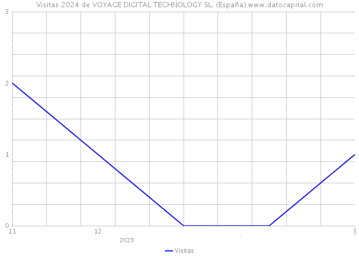 Visitas 2024 de VOYAGE DIGITAL TECHNOLOGY SL. (España) 