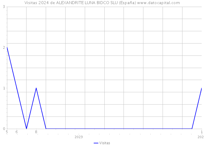 Visitas 2024 de ALEXANDRITE LUNA BIDCO SLU (España) 