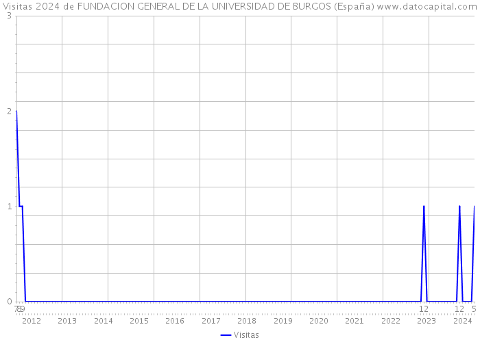 Visitas 2024 de FUNDACION GENERAL DE LA UNIVERSIDAD DE BURGOS (España) 