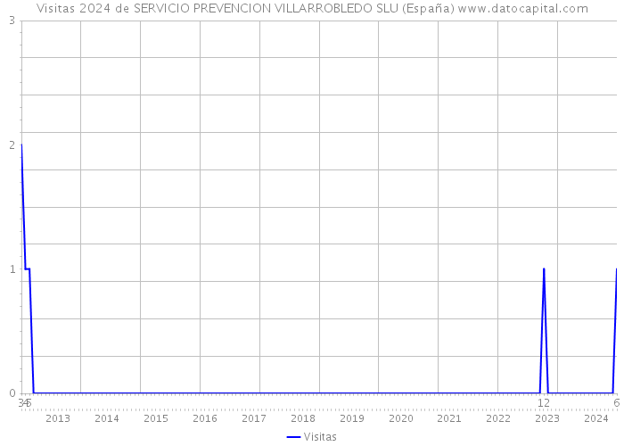 Visitas 2024 de SERVICIO PREVENCION VILLARROBLEDO SLU (España) 