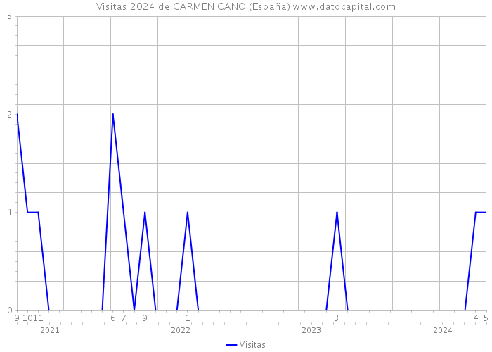 Visitas 2024 de CARMEN CANO (España) 