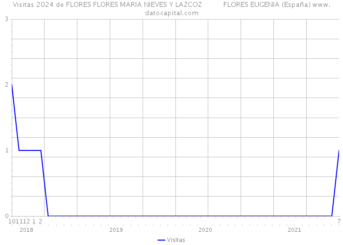 Visitas 2024 de FLORES FLORES MARIA NIEVES Y LAZCOZ FLORES EUGENIA (España) 