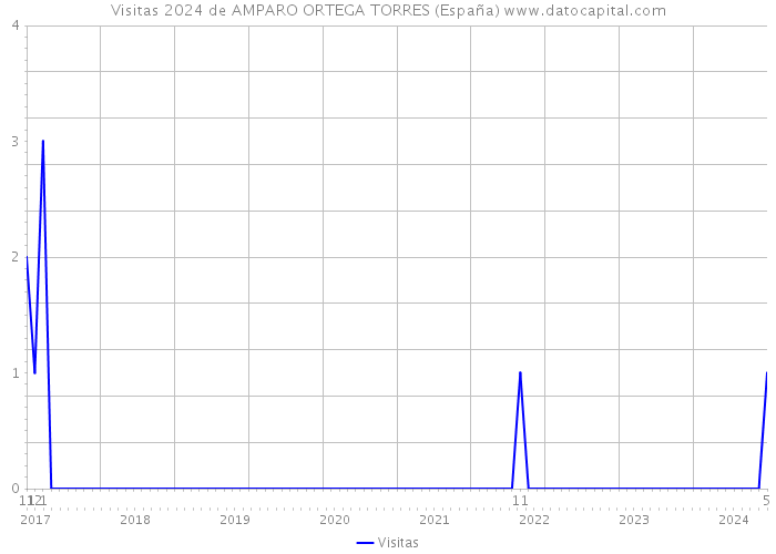 Visitas 2024 de AMPARO ORTEGA TORRES (España) 
