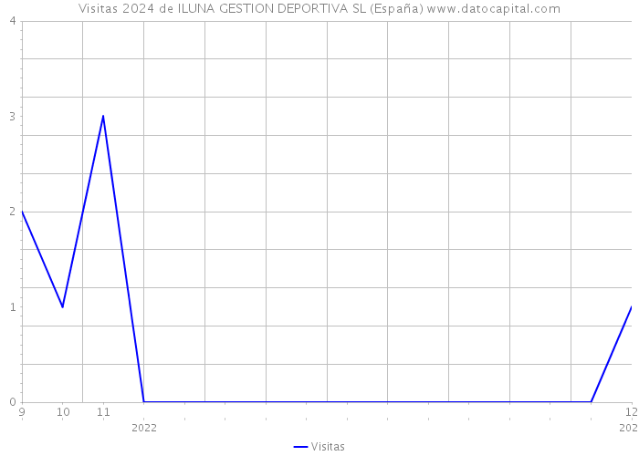Visitas 2024 de ILUNA GESTION DEPORTIVA SL (España) 