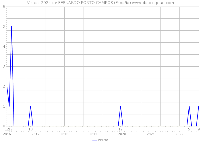 Visitas 2024 de BERNARDO PORTO CAMPOS (España) 