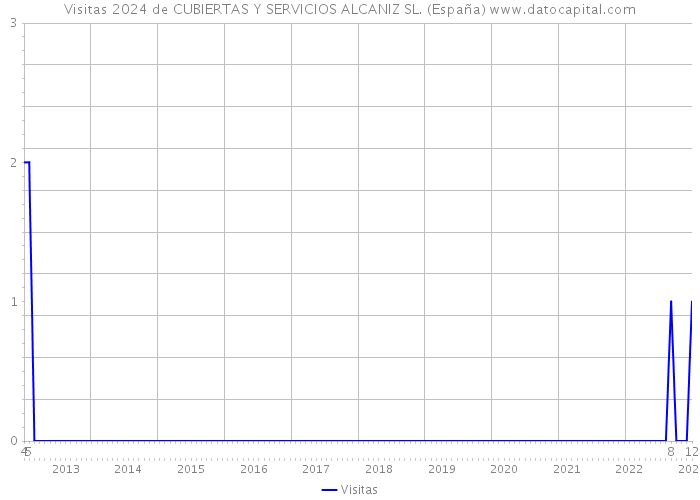 Visitas 2024 de CUBIERTAS Y SERVICIOS ALCANIZ SL. (España) 