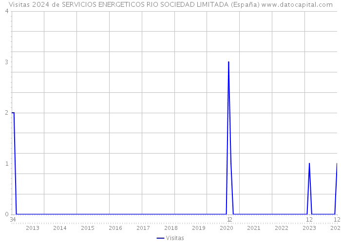 Visitas 2024 de SERVICIOS ENERGETICOS RIO SOCIEDAD LIMITADA (España) 