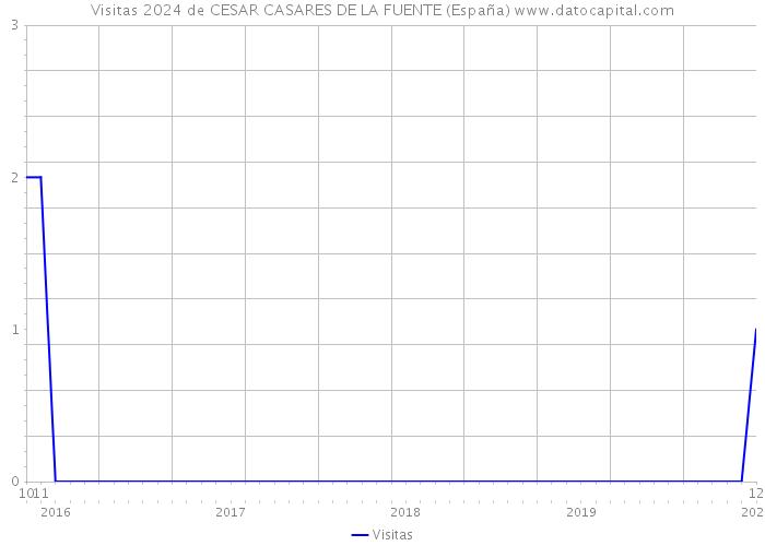 Visitas 2024 de CESAR CASARES DE LA FUENTE (España) 