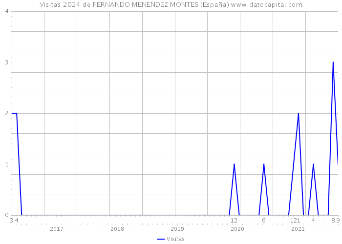 Visitas 2024 de FERNANDO MENENDEZ MONTES (España) 
