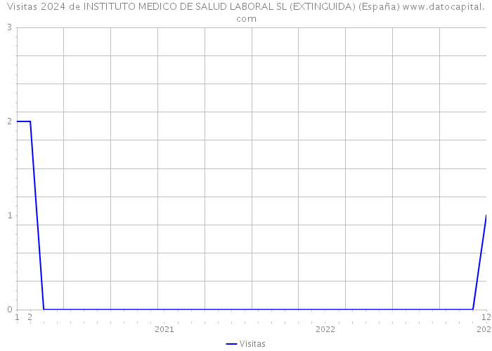Visitas 2024 de INSTITUTO MEDICO DE SALUD LABORAL SL (EXTINGUIDA) (España) 