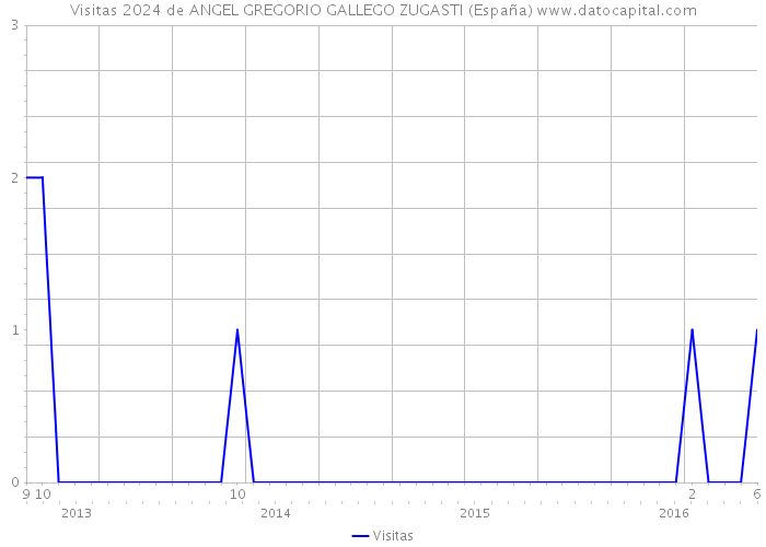 Visitas 2024 de ANGEL GREGORIO GALLEGO ZUGASTI (España) 