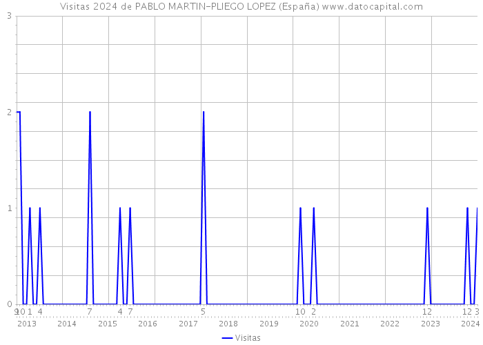 Visitas 2024 de PABLO MARTIN-PLIEGO LOPEZ (España) 