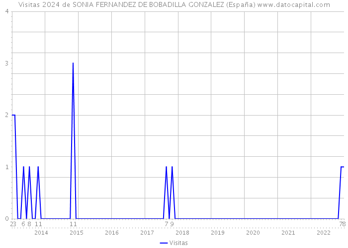 Visitas 2024 de SONIA FERNANDEZ DE BOBADILLA GONZALEZ (España) 