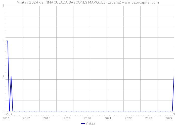 Visitas 2024 de INMACULADA BASCONES MARQUEZ (España) 