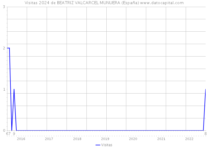 Visitas 2024 de BEATRIZ VALCARCEL MUNUERA (España) 