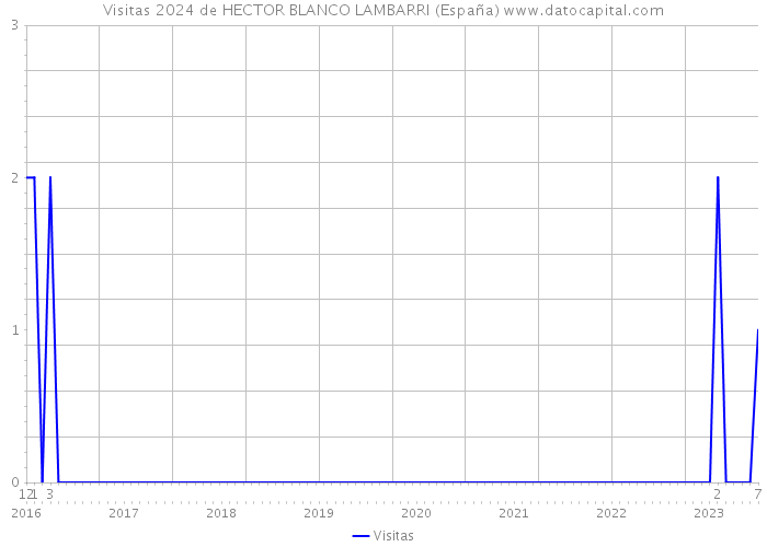 Visitas 2024 de HECTOR BLANCO LAMBARRI (España) 