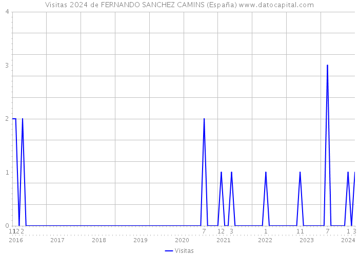 Visitas 2024 de FERNANDO SANCHEZ CAMINS (España) 
