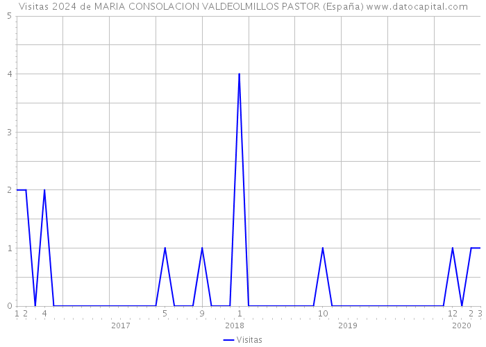 Visitas 2024 de MARIA CONSOLACION VALDEOLMILLOS PASTOR (España) 