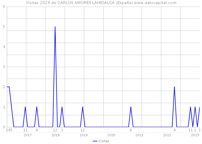 Visitas 2024 de CARLOS AMORES LAHIDALGA (España) 