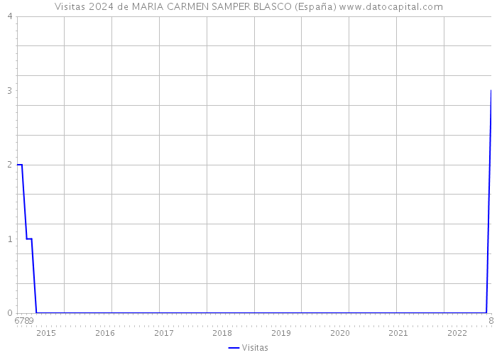 Visitas 2024 de MARIA CARMEN SAMPER BLASCO (España) 