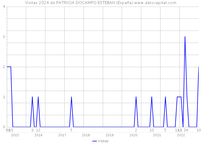 Visitas 2024 de PATRICIA DOCAMPO ESTEBAN (España) 