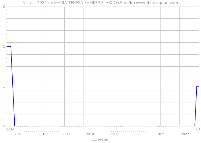 Visitas 2024 de MARIA TERESA SAMPER BLASCO (España) 