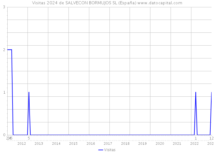 Visitas 2024 de SALVECON BORMUJOS SL (España) 