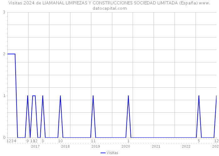 Visitas 2024 de LIAMANAL LIMPIEZAS Y CONSTRUCCIONES SOCIEDAD LIMITADA (España) 