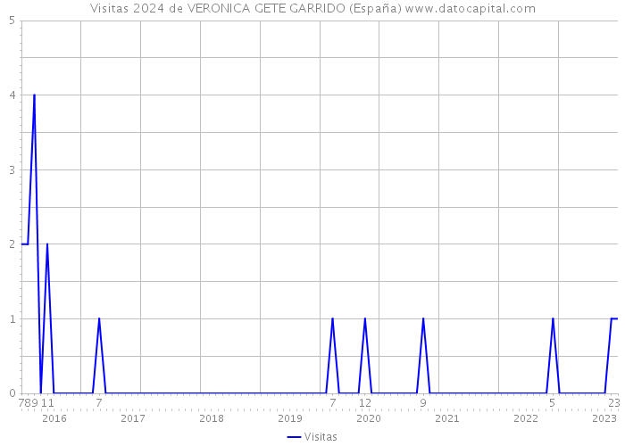 Visitas 2024 de VERONICA GETE GARRIDO (España) 