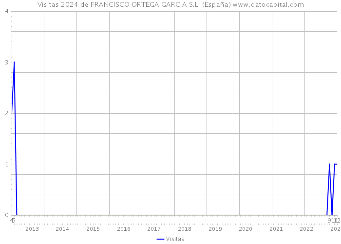 Visitas 2024 de FRANCISCO ORTEGA GARCIA S.L. (España) 