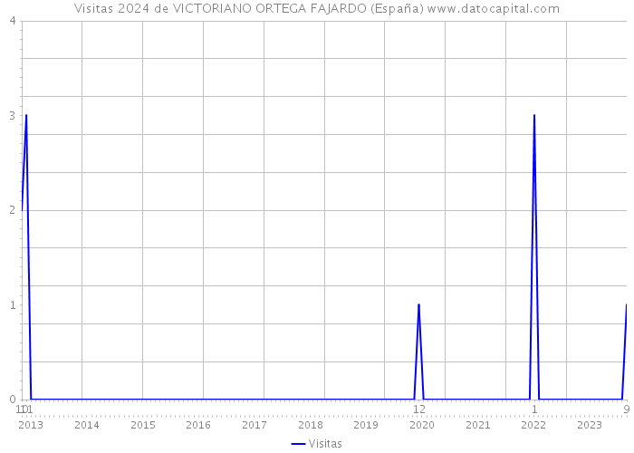 Visitas 2024 de VICTORIANO ORTEGA FAJARDO (España) 