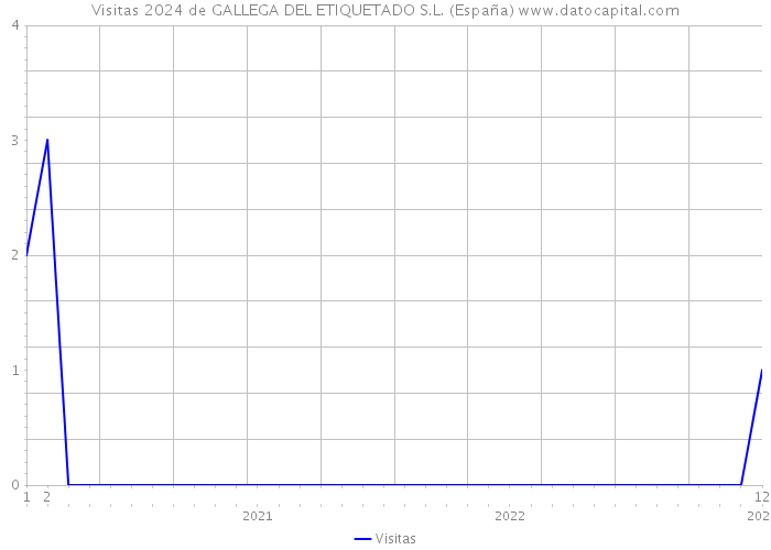 Visitas 2024 de GALLEGA DEL ETIQUETADO S.L. (España) 