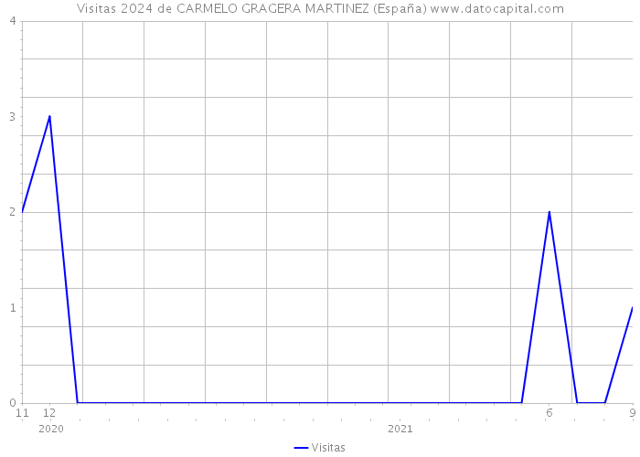 Visitas 2024 de CARMELO GRAGERA MARTINEZ (España) 
