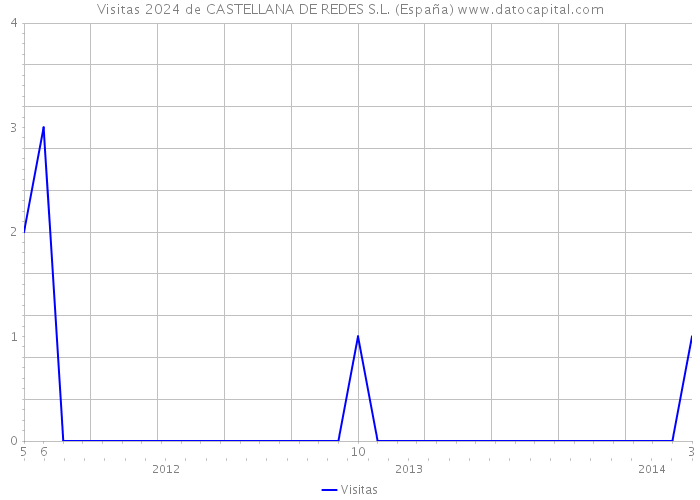 Visitas 2024 de CASTELLANA DE REDES S.L. (España) 