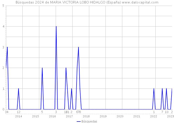 Búsquedas 2024 de MARIA VICTORIA LOBO HIDALGO (España) 