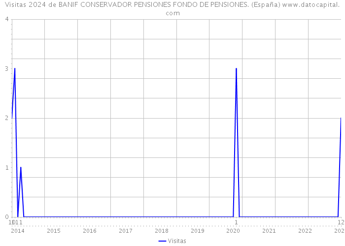 Visitas 2024 de BANIF CONSERVADOR PENSIONES FONDO DE PENSIONES. (España) 