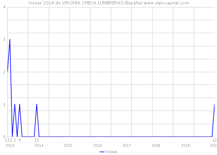 Visitas 2024 de VIRGINIA CHECA LUMBRERAS (España) 