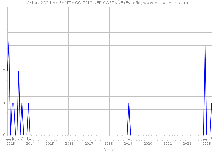 Visitas 2024 de SANTIAGO TRIGINER CASTAÑE (España) 