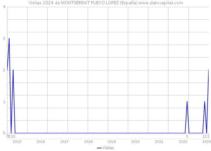 Visitas 2024 de MONTSERRAT PUEYO LOPEZ (España) 