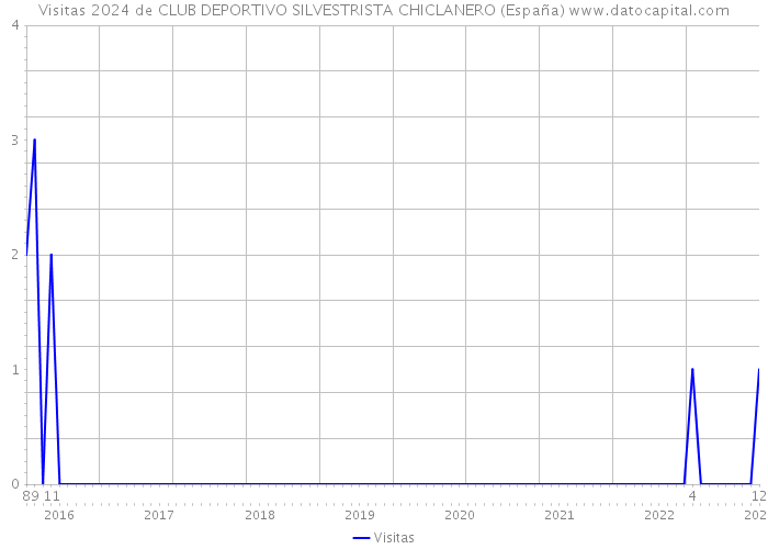 Visitas 2024 de CLUB DEPORTIVO SILVESTRISTA CHICLANERO (España) 