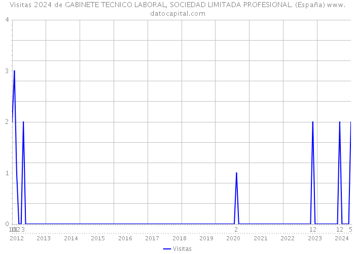 Visitas 2024 de GABINETE TECNICO LABORAL, SOCIEDAD LIMITADA PROFESIONAL. (España) 