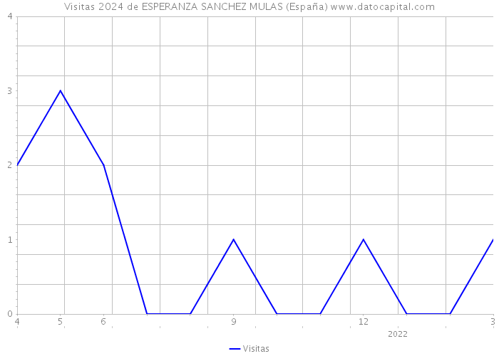Visitas 2024 de ESPERANZA SANCHEZ MULAS (España) 